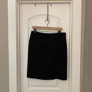 Black Knee-Length Pencil Skirt